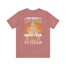 Unleash Your Inner Hero: Military Design T-Shirt - Proudly Raised by a Veteran Dad