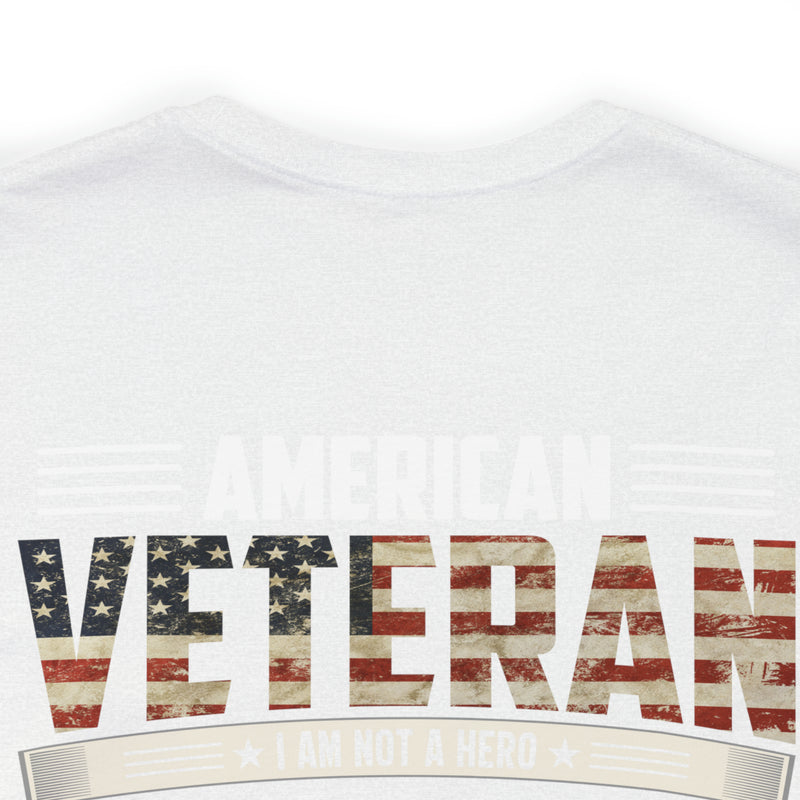 Walk of Honor: Military Design T-Shirt - Proud American Veteran, Standing Beside Heroes