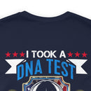Spiritual Brotherhood: Military Design T-Shirt - 'I Took a DNA Test, God is My Father, Veterans are My Brothers