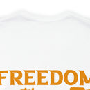 Patriotic Tribute: 'Freedom is Not Free, Thank a Veteran' Military Design T-Shirt