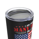 Proud Veterans Daughter: 20oz Military Design Tumbler in Black