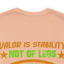 Soul of Valor: Military Design T-Shirt for Courageous Warriors