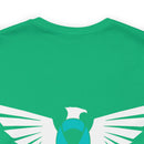 Spreading Wings of Awareness: PTSD Awareness Eagle Design Cotton T-Shirt