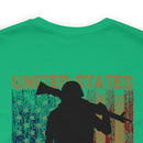 United States Veteran: Honoring Service with Military Design T-Shirt