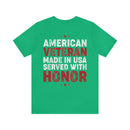 American Veteran: Made in USA, Served with Honor - Military Design T-Shirt for True Patriots