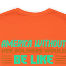 Americh: United with Our Angels - Military Design T-Shirt Honoring Guardians of Freedom