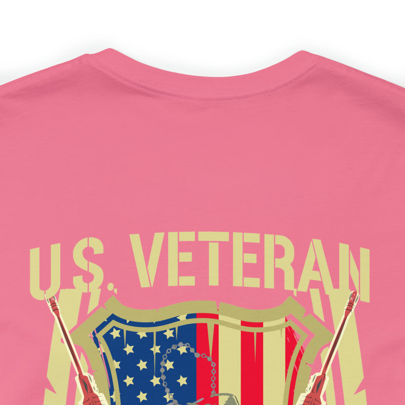 Defender of Liberty and Freedom: U.S. Veteran Military Design T-Shirt - Honoring True Heroes