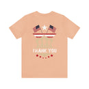 Thank You: Military Design T-Shirt Expressing Gratitude and Support