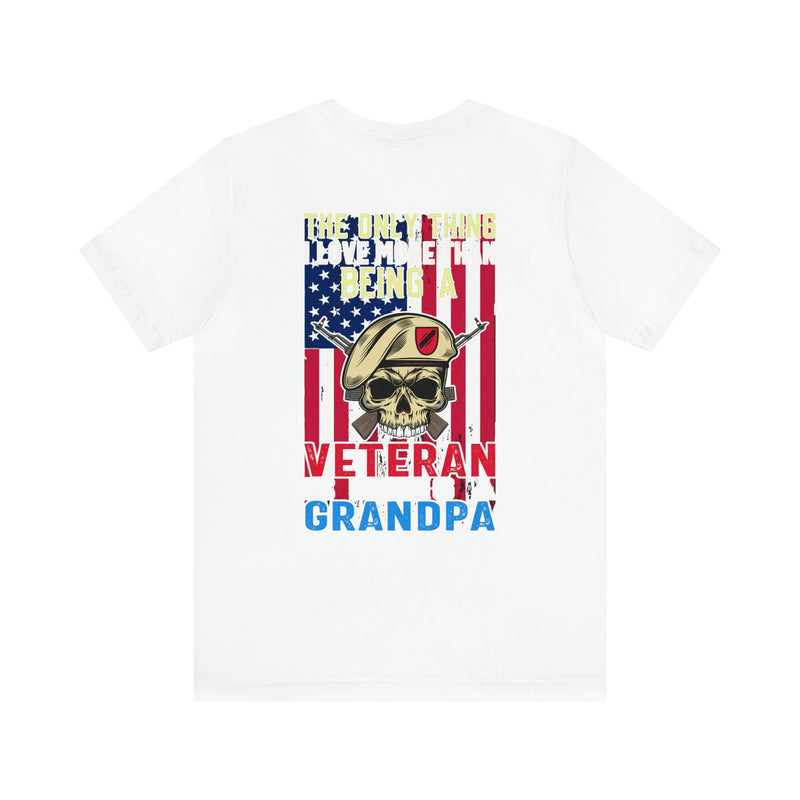 Veteran-Grandpa Pride: The Ultimate Military Design T-Shirt for Proud Grandfathers!