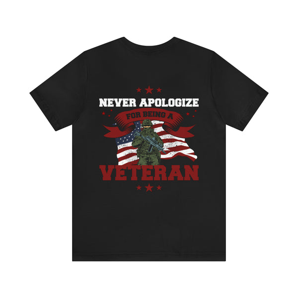 Unapologetically Veteran: Military Design T-Shirt, Embrace Your Service with Pride