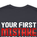 Guardian of Independence: Military Design T-Shirt Asserting Individuality and Defiance of Assumptions