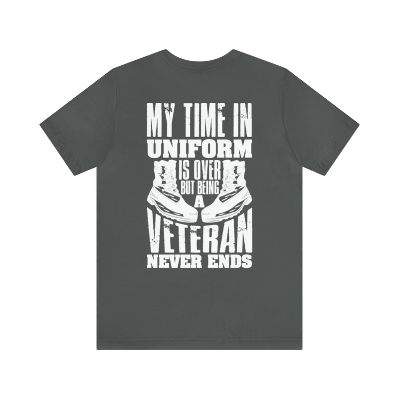 Endless Veteran Spirit: Military Design T-Shirt - A Tribute to Timeless Service and Dedication