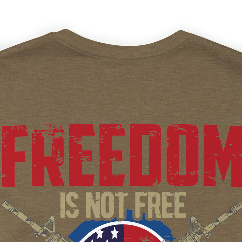 United States Veteran: Freedom Isn't Free - Military Design T-Shirt Honoring Sacrifice