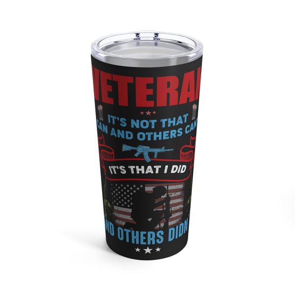 Setting the Standard: 20oz Military Design Tumbler for Veterans Who Rise Above