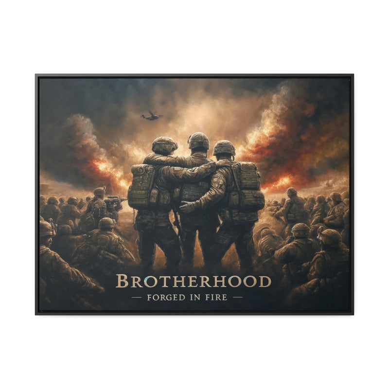 Brotherhood: Forged in Fire - Framed Canvas