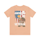 Proud American Veteran: Military Design T-Shirt, Show Your Patriotism!