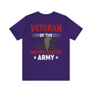 United States Army Veteran: Pride in Military Design T-Shirt