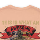 This is What an Awesome Veteran Looks Like: Military Design T-Shirt Celebrating Service and Excellence