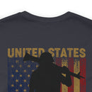 United States Veteran: Honoring Service with Military Design T-Shirt