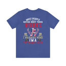 Military Design T-Shirt: Proud Veteran's Wife, Married to My Hero