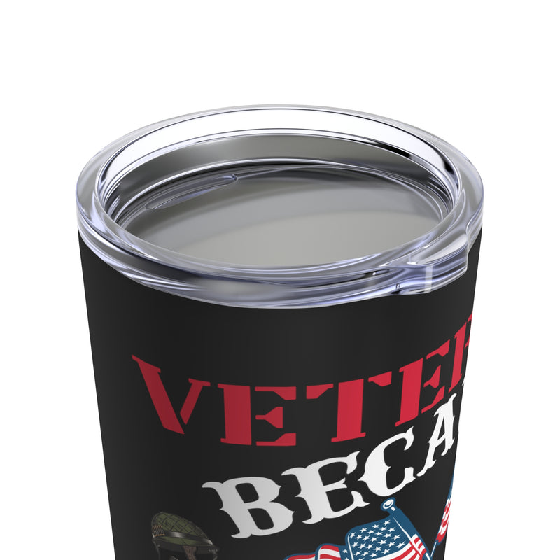 Heroes Among Us: Pay Tribute to Veterans with our 20oz Military Design Tumbler