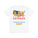 Honoring Courage: Veteran of the United States Army Military Design T-Shirt
