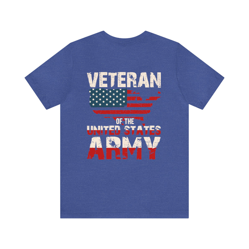 United States Army Veteran: Military Design T-Shirt Honoring Service and Sacrifice