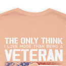 Grandpa and Veteran: Military Design T-Shirt Celebrating Love and Legacy