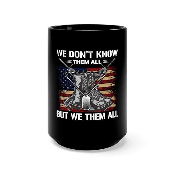 Grateful Reflections: 15oz Military Design Black Mug - Reminding Us to Appreciate the Things We Often Overlook
