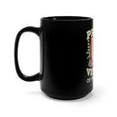 Proud U.S. Army Veteran 15oz Military Design Black Mug - Honor, Courage, and Service!