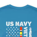 US Navy Vietnam Veteran Tribute: Military-Style T-Shirt Honoring Service and Sacrifice