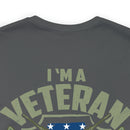 Timeless Commitment: Military Design T-Shirt - 'I'm a Veteran - My Oath of Enlistment Has No Expiration Date