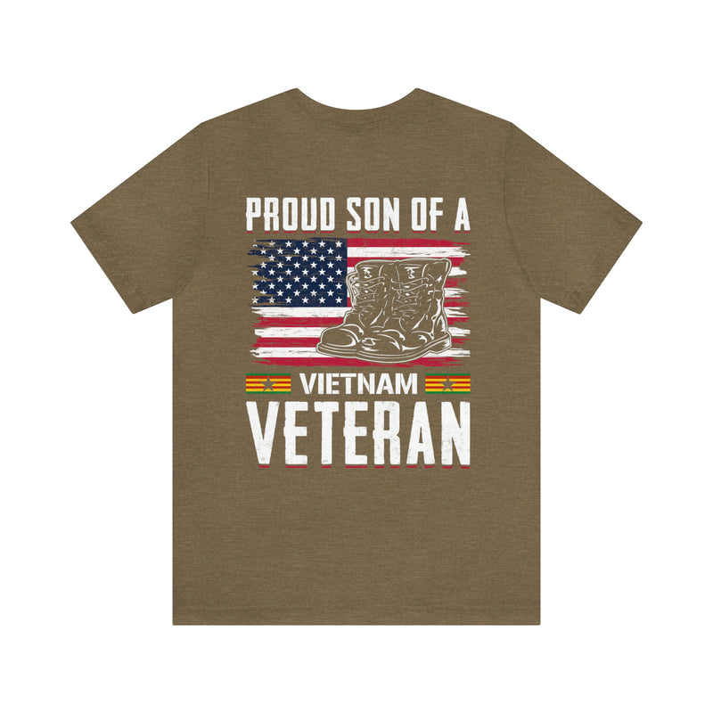 Proud Legacy: Son of a Vietnam Veteran Military Design T-Shirt