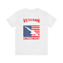 Timeless Dedication: 'I Am a Veteran, My Oath of Enlistment Has No Expiration Date' Military Design T-Shirt