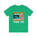 Veterans: Defenders of Freedom Military Design T-Shirt - Thank You for Your Unparalleled Service!