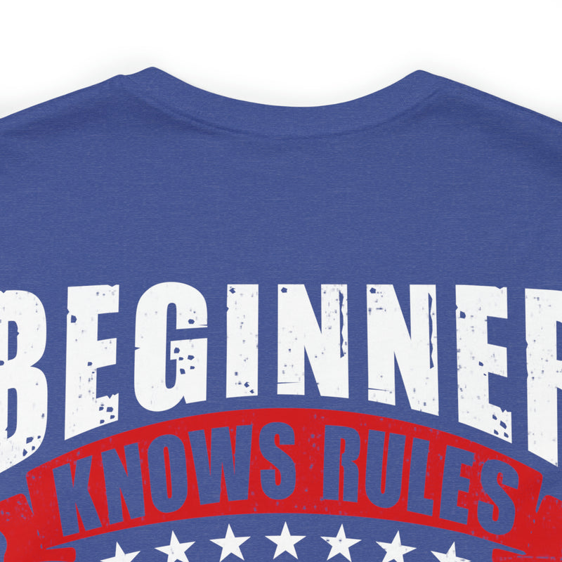 Beginners Know Rules, Veterans Know Exceptions Military Design T-Shirt