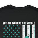Veteran PTSD Not All Wounds Are Visible Soft cotton T-Shirt