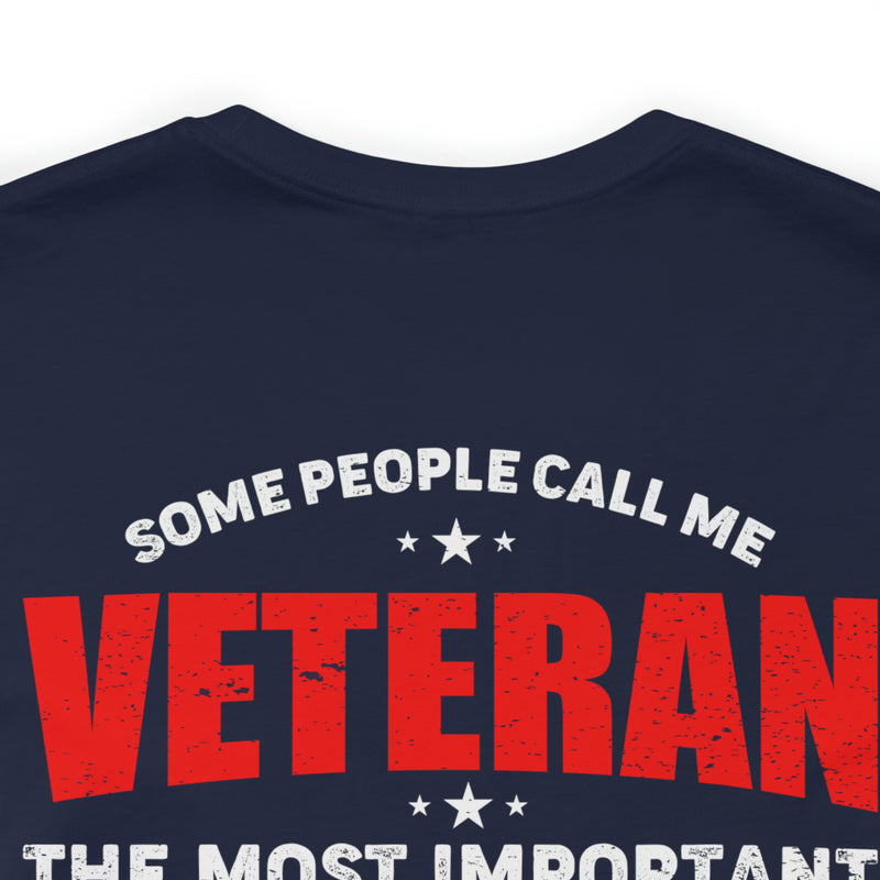 Mom: The Greatest Title, Veteran: The Noble Service - Military Design T-Shirt