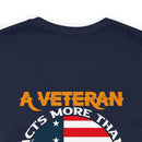 Actions Speak Louder: Military Design T-Shirt - Veterans Lead by Example