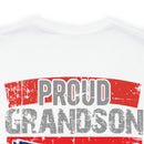 Proud Grandpa: Military Design T-Shirt Celebrating Generations of Service