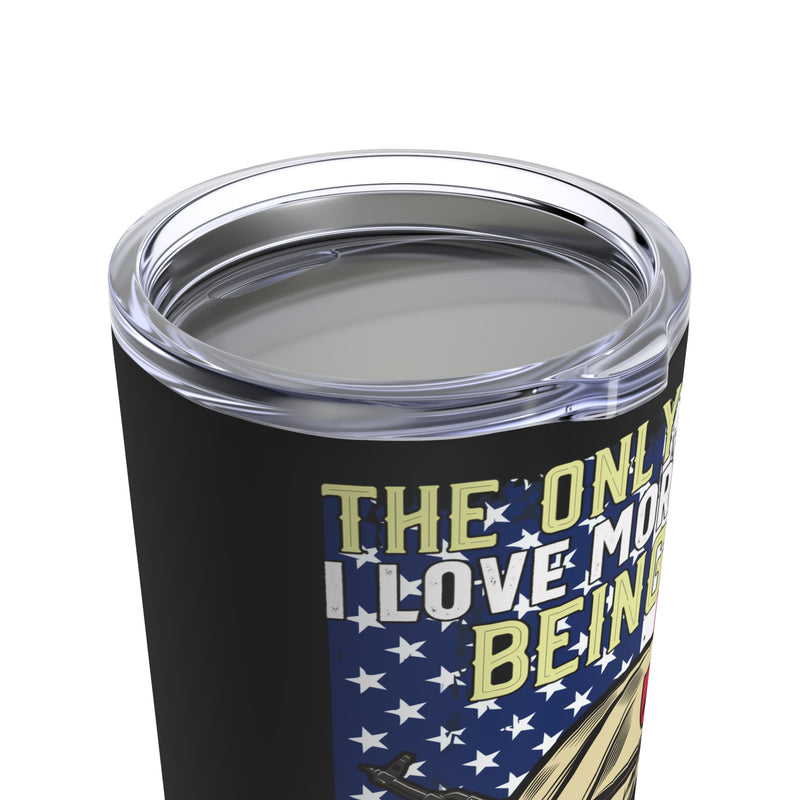 Grandpa's Pride: Celebrate Love for Family and Country with our 20oz Military Design Tumbler