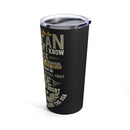Proud to Be an American - 20oz Military Design Tumbler: Honoring Freedom and Sacrifice
