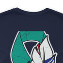 Serenity and Strength: T-Shirt with Colorful Feather 22 PTSD Design