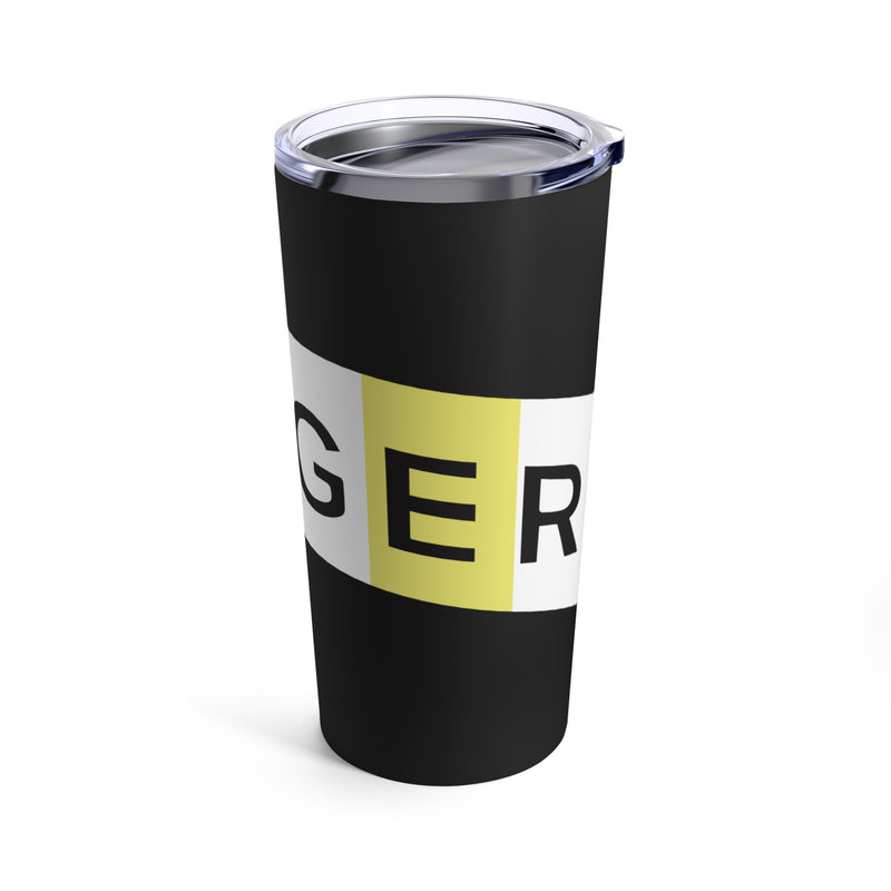 Ranger Pride: 20oz Military Design Tumbler - Black Background Edition