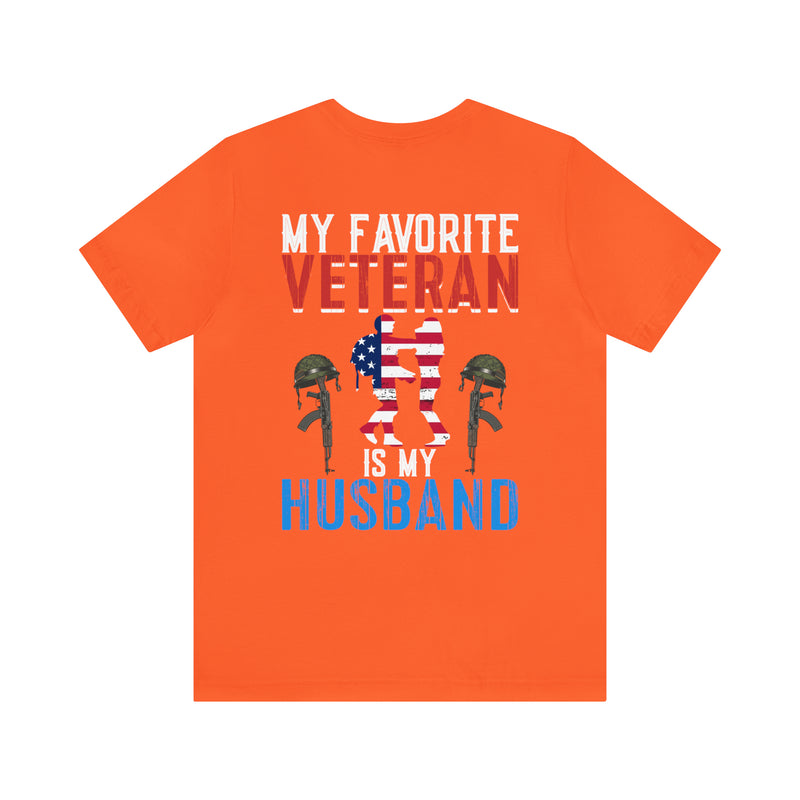 Forever My Hero: Military Design T-Shirt - Honoring My Husband, My Veteran