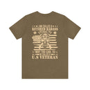Cool and Retired: Military Design T-Shirt - 'I'm Called a Retired Badass Because I'm Way Too Cool to be Called a U.S. Veteran