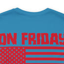 Red Friday Warrior: Military Design T-Shirt - On Friday We Wear Red