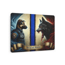 Bound by Honor: A Thin Line Against Evil  Metal Art Sign