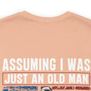 Underestimate No More: Military Design T-Shirt - U.S. Veteran, Proving Age Doesn't Define Valor