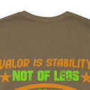 Soul of Valor: Military Design T-Shirt for Courageous Warriors